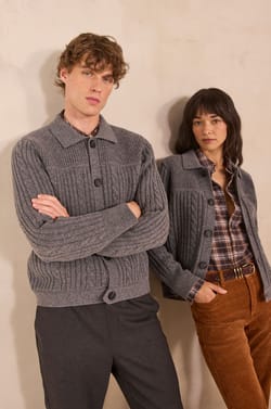 Cardigan unisexe ELEGANT;${refinementColor}