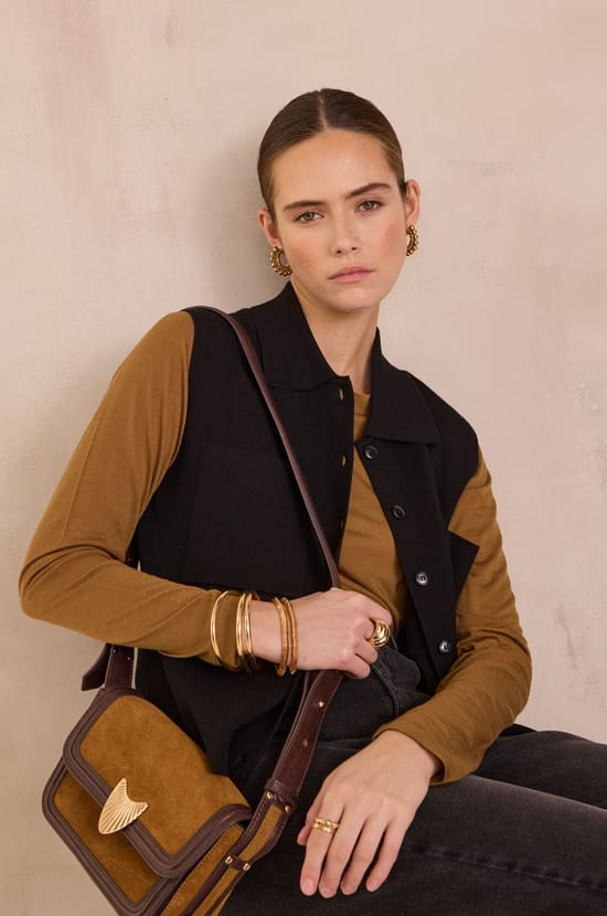 PETRA Sleeveless Cardigan;${refinementColor}