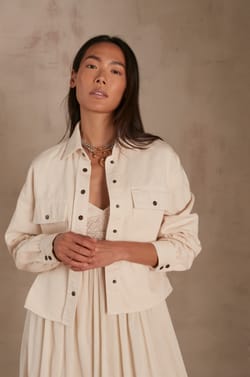 CLARA denim shirt;${refinementColor}