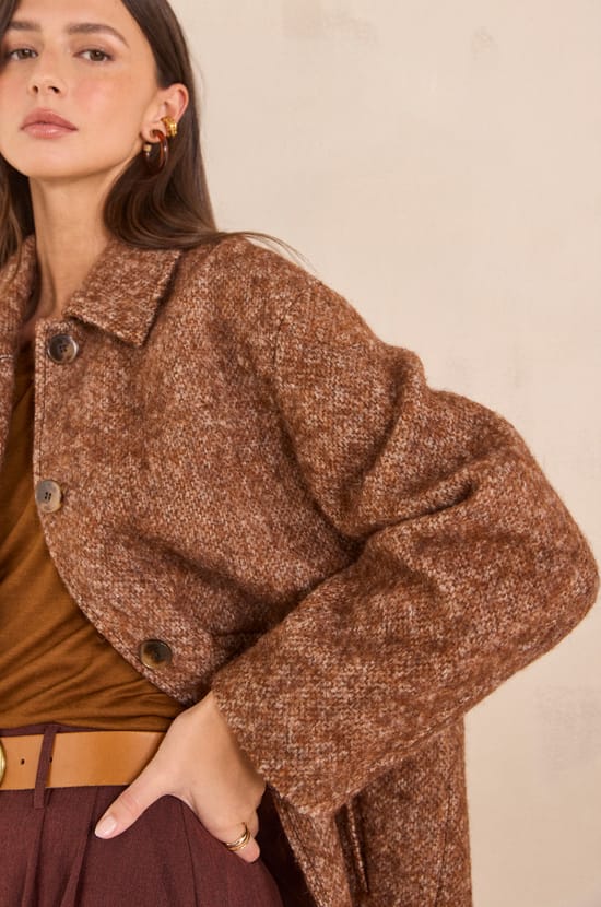 Danny blended wool coat;${refinementColor}