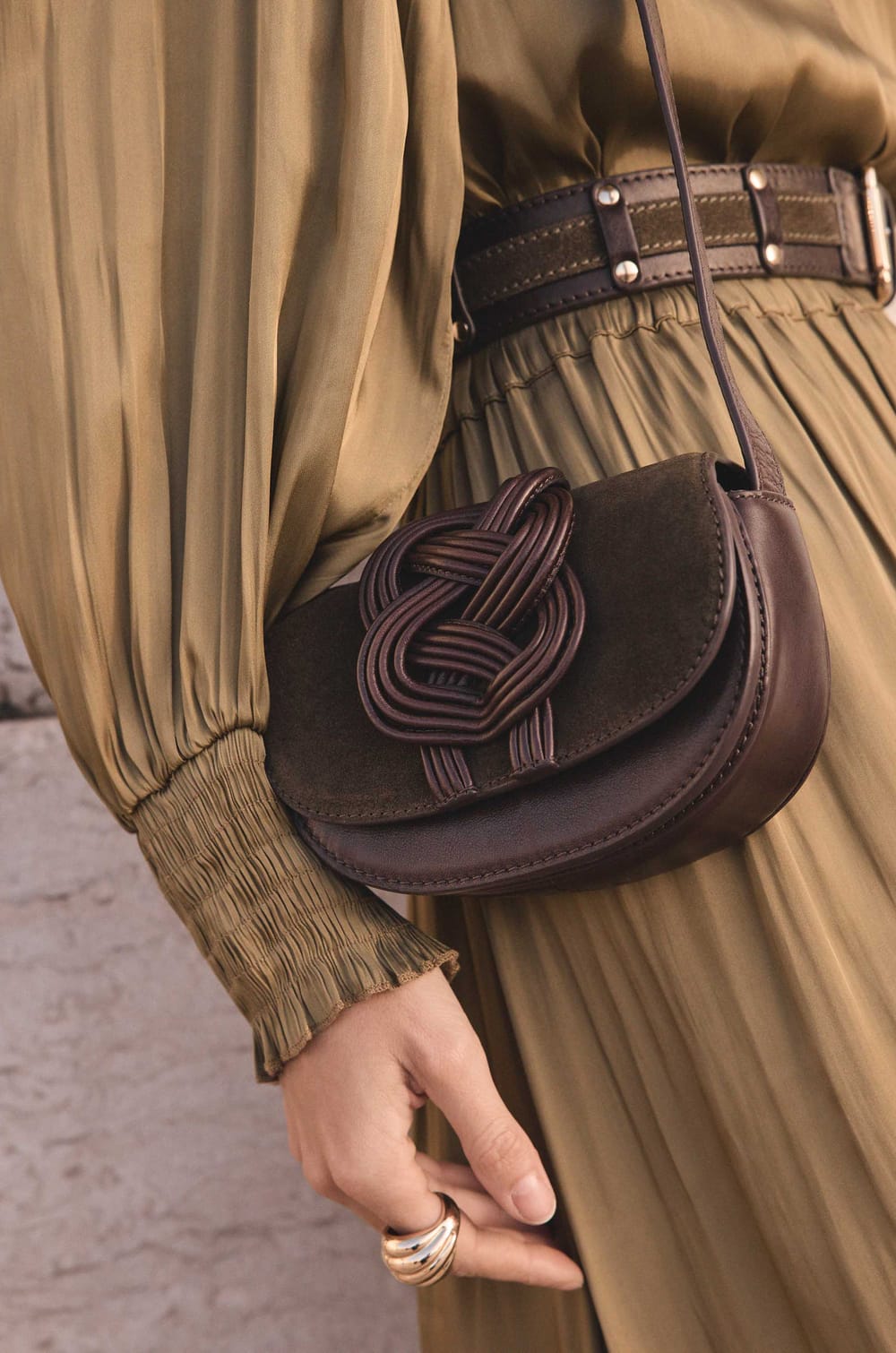 MARIUS MINI leather bag;${refinementColor}