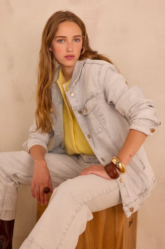 LEA jeans in denim;${refinementColor}