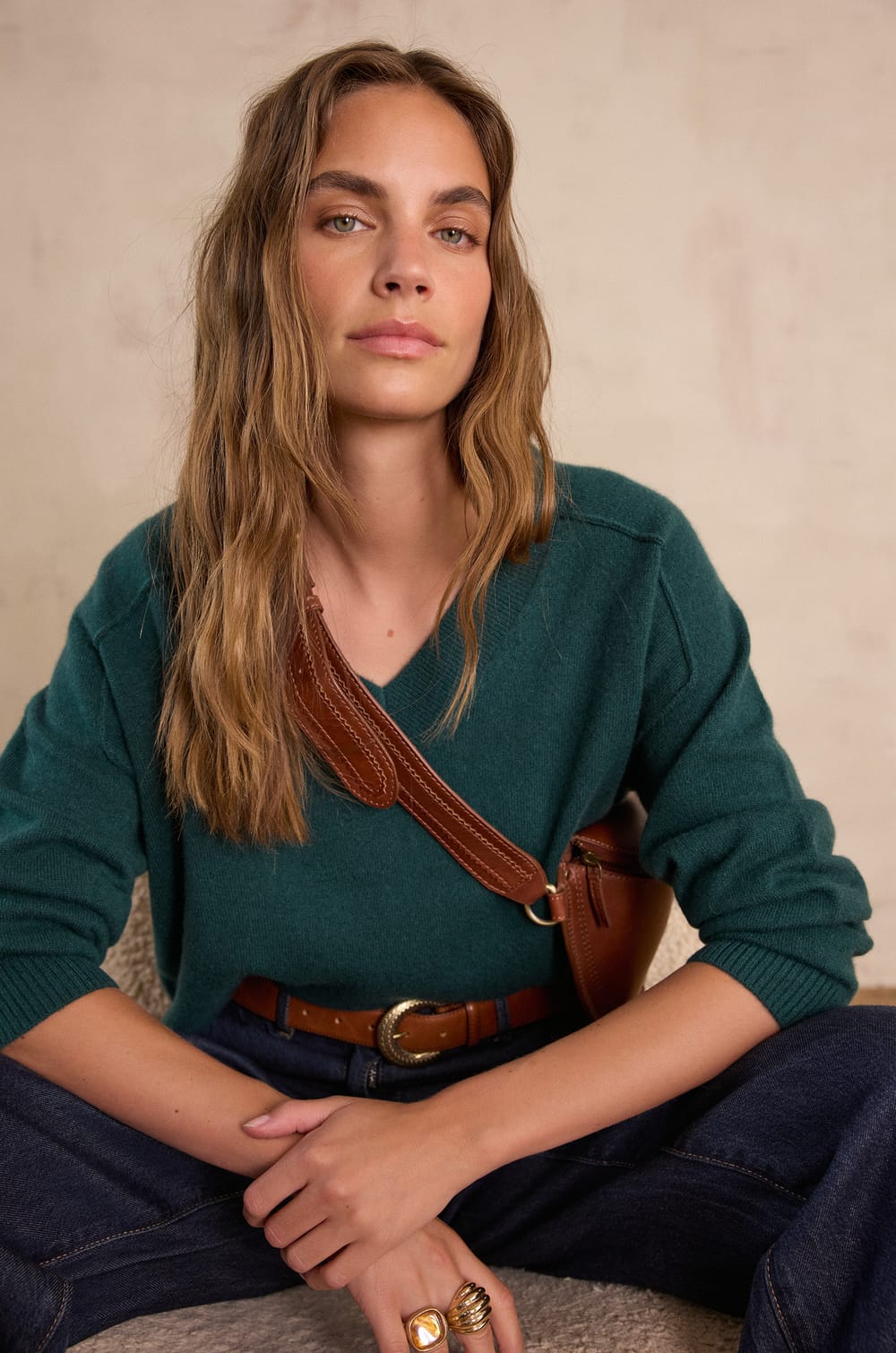 BARY jumper in 100% cashmere;${refinementColor}