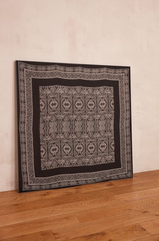 Foulard TAMINE en laine 100% laine motif bandana;${refinementColor}