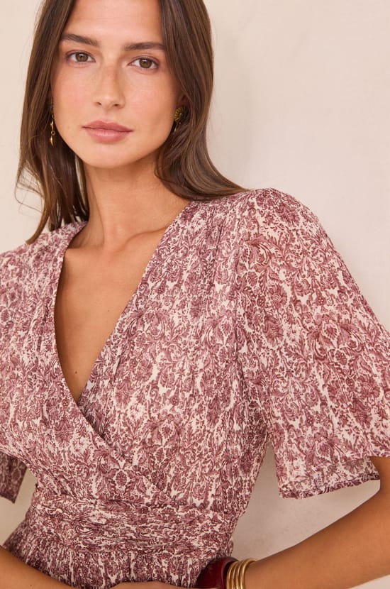 LOUMIA wrap long dress;${refinementColor}