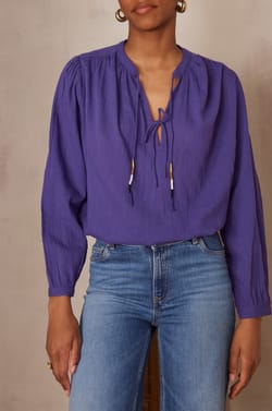 Blouse PAPILLON en coton;${refinementColor}