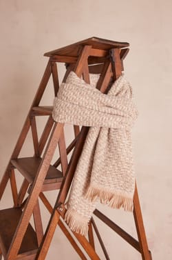 TIMOTHE tweed effect scarf;${refinementColor}