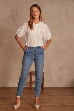 Pantalon chino SABIL;${refinementColor}