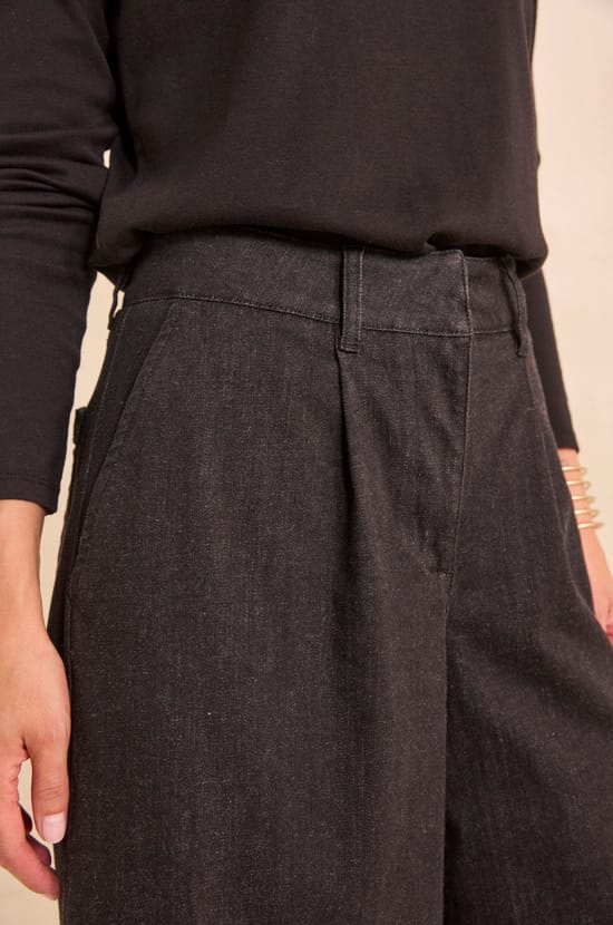 Jean wide leg cropped SYDNEY ;${refinementColor}