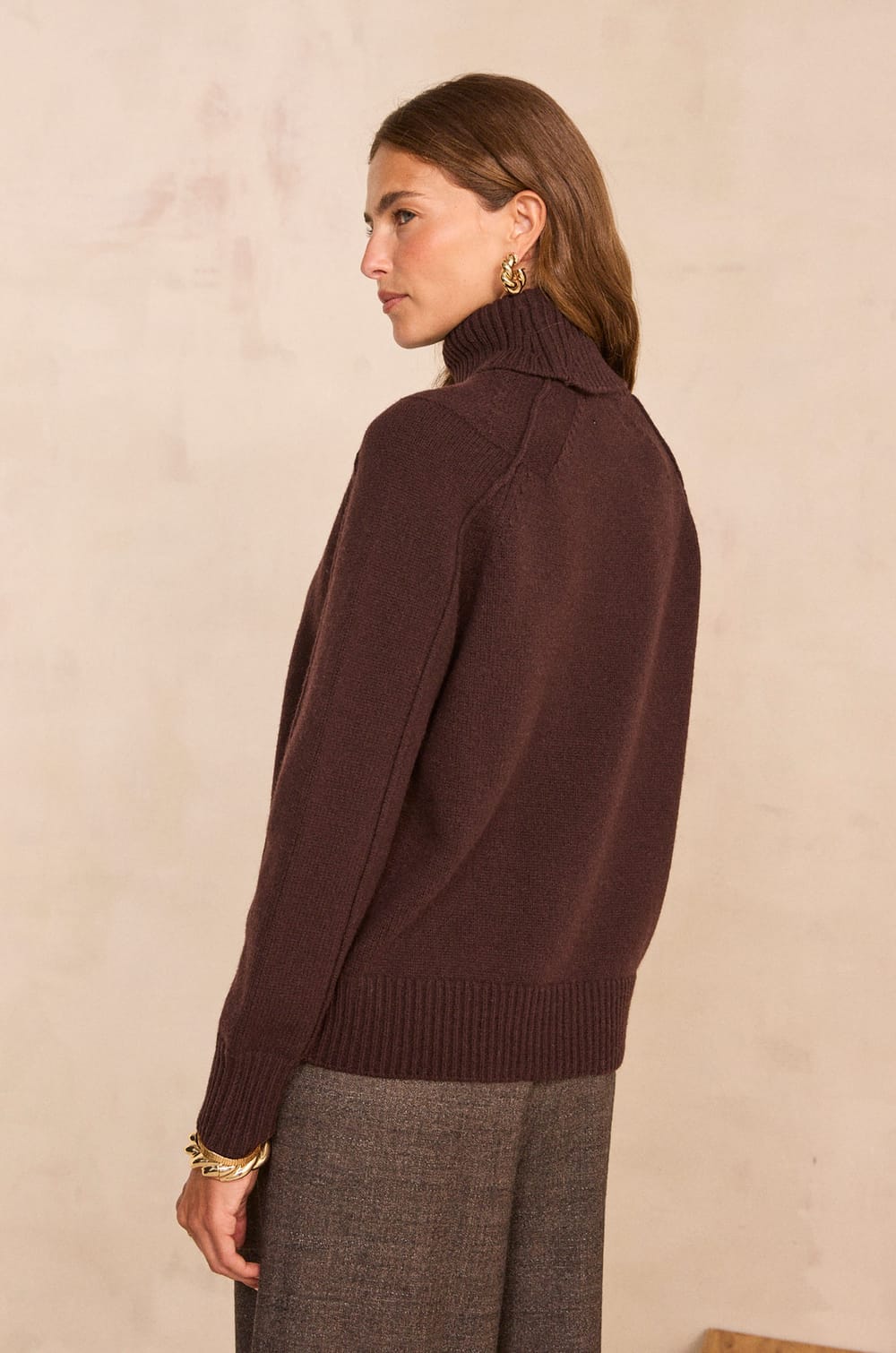 Alphonse wool long-sleeve sweater;${refinementColor}