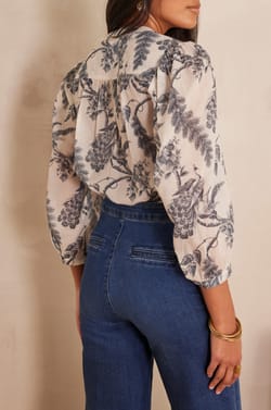Blouse SAPHIR en coton;${refinementColor}