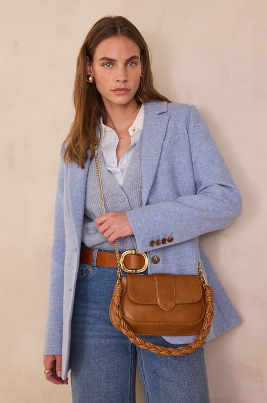 Veste de tailleur en 100% laine COURTNEY;${refinementColor}