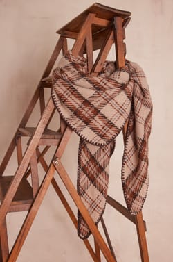 THIBAULT checked scarf;${refinementColor}