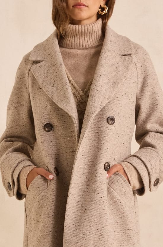 DAREN blended wool coat;${refinementColor}