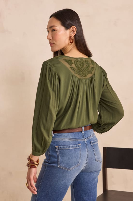 Blouse manches longues DORIAN;${refinementColor}