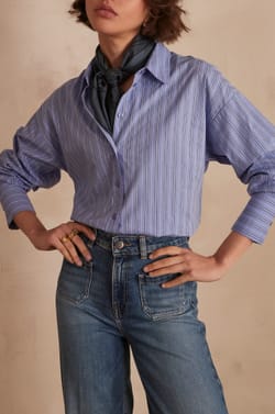 Chemise cropped PETRONILLE;${refinementColor}