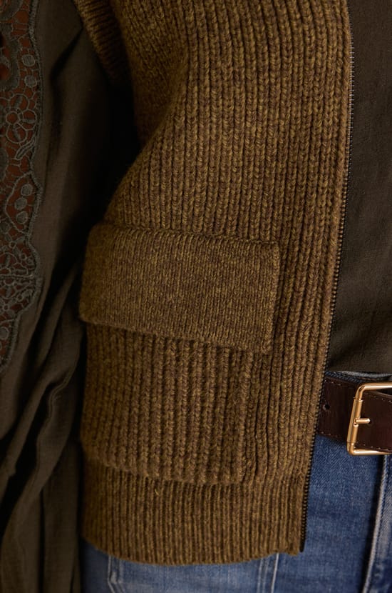 SIMON Sleeveless Cardigan;${refinementColor}