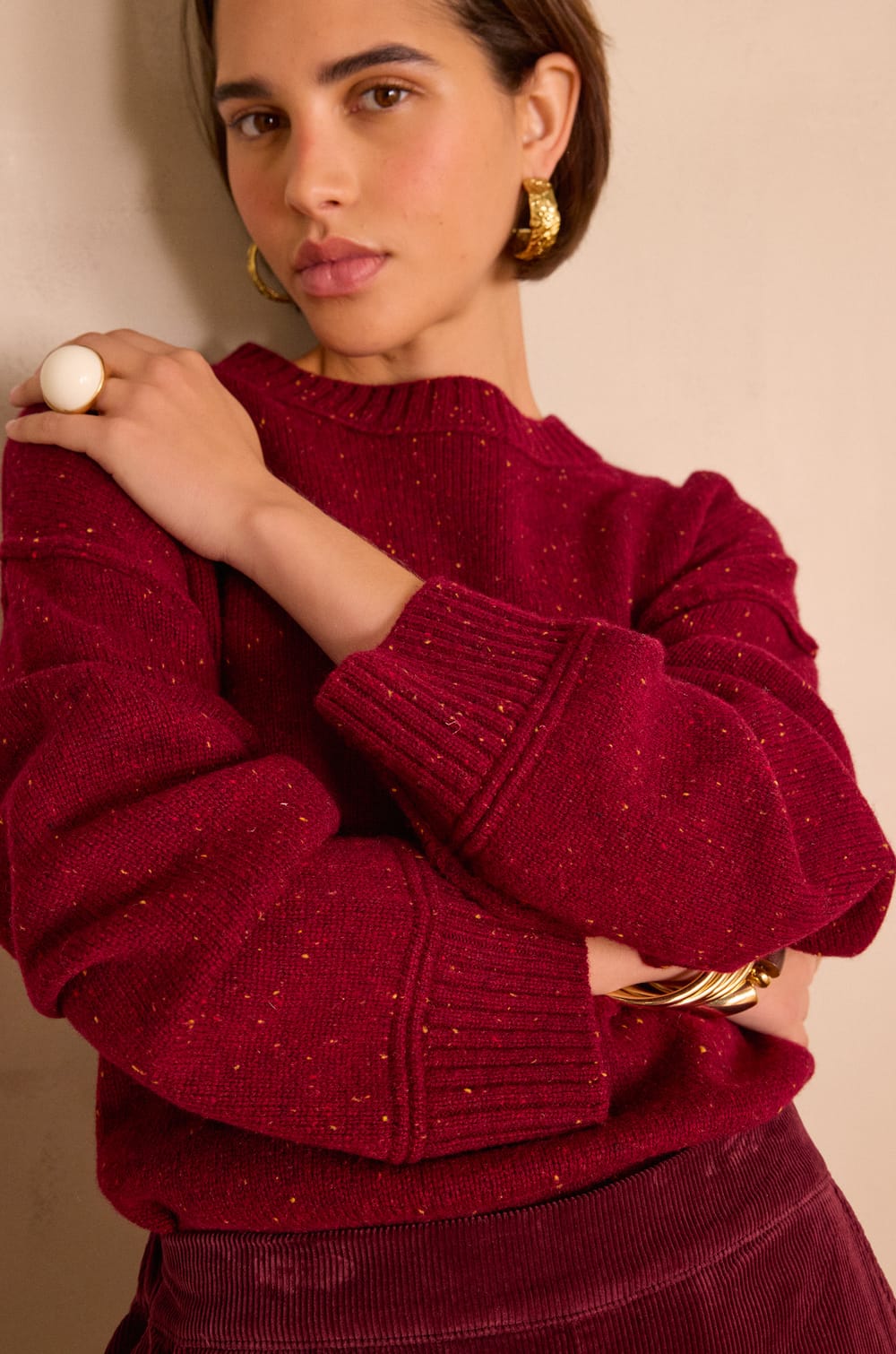 BALANTIN Jumper in 100% wool;${refinementColor}