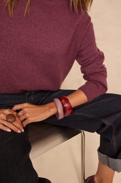 Andrew long-sleeve cashmere sweater;${refinementColor}