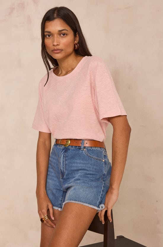 Unisex short sleeve t-shirt made of hemp and cotton INTENSE;${refinementColor}