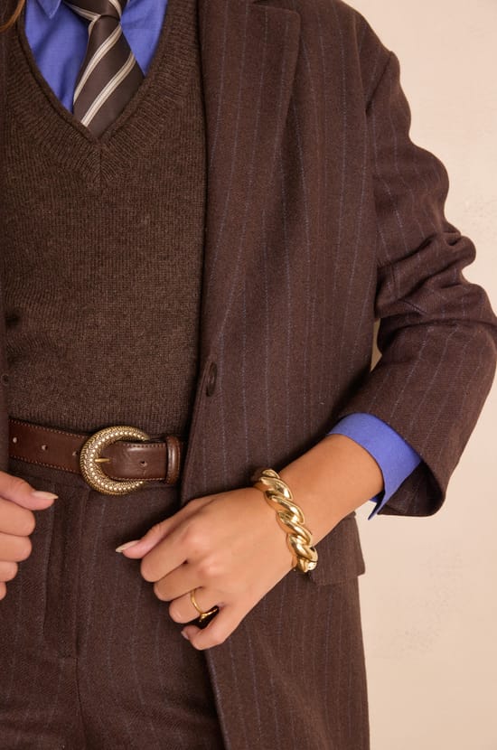 PARKER striped wool blazer;${refinementColor}