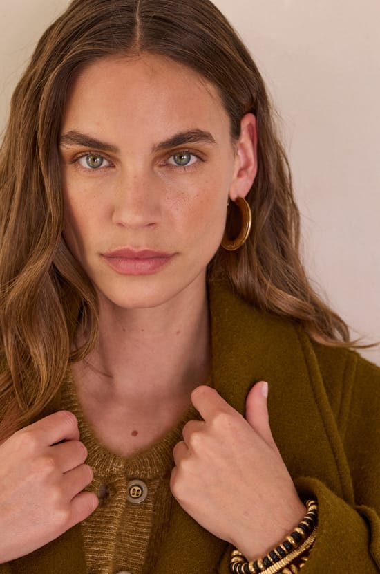 DJANIS wool pea coat;${refinementColor}