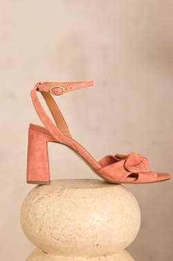 100% leren sandalen met hak SWEET;${refinementColor}