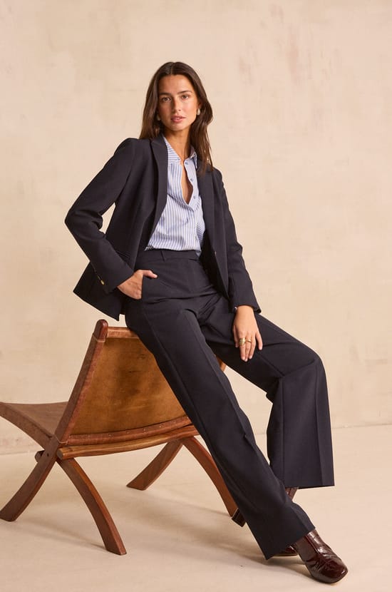 SIMONE long sleeve jacket;${refinementColor}