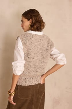 BERNICE sleeveless alpaca jumper;${refinementColor}