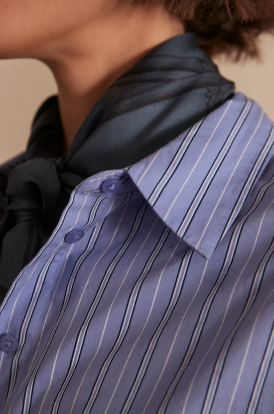 Chemise cropped PETRONILLE;${refinementColor}