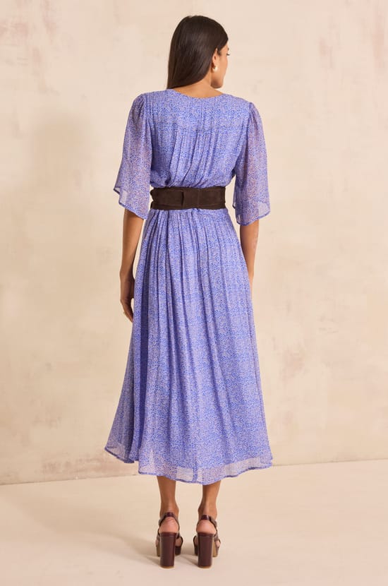 Fluid printed dress BRADIE;${refinementColor}