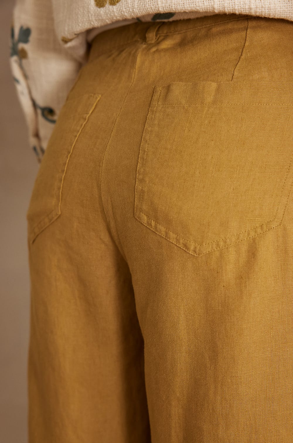 Pantalon PABLO en lin;${refinementColor}