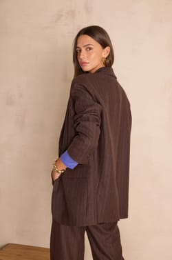 PARKER striped wool blazer;${refinementColor}