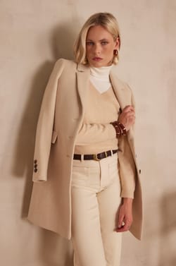 ANABELLE BIS woollen coat;${refinementColor}