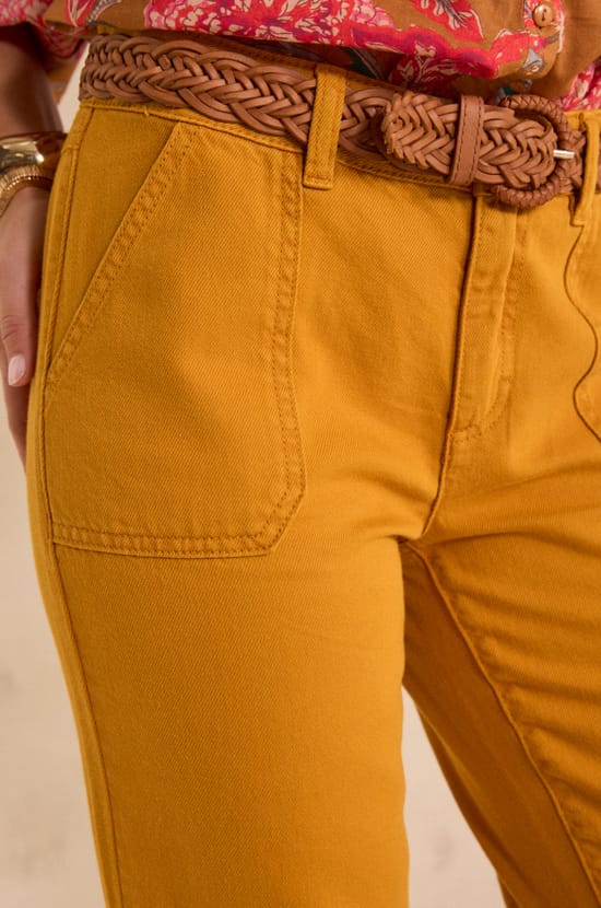 NALLA cotton trousers;${refinementColor}
