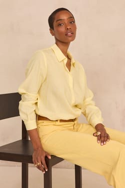 CARLA long-sleeved striped shirt;${refinementColor}