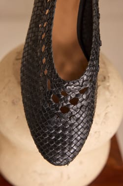 100% Leather SANTIAGO Ballet Flats;${refinementColor}