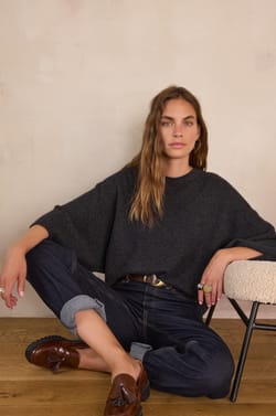 CODY jumper in 100% cashmere;${refinementColor}