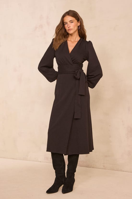Straight jersey dress in blended cotton PHILIPINE;${refinementColor}