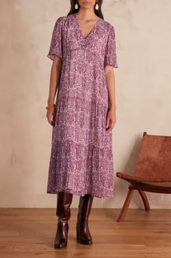 Robe ALBINA imprim&eacute;e;${refinementColor}