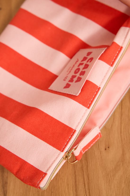 CASA PALOMA cotton pouch;${refinementColor}