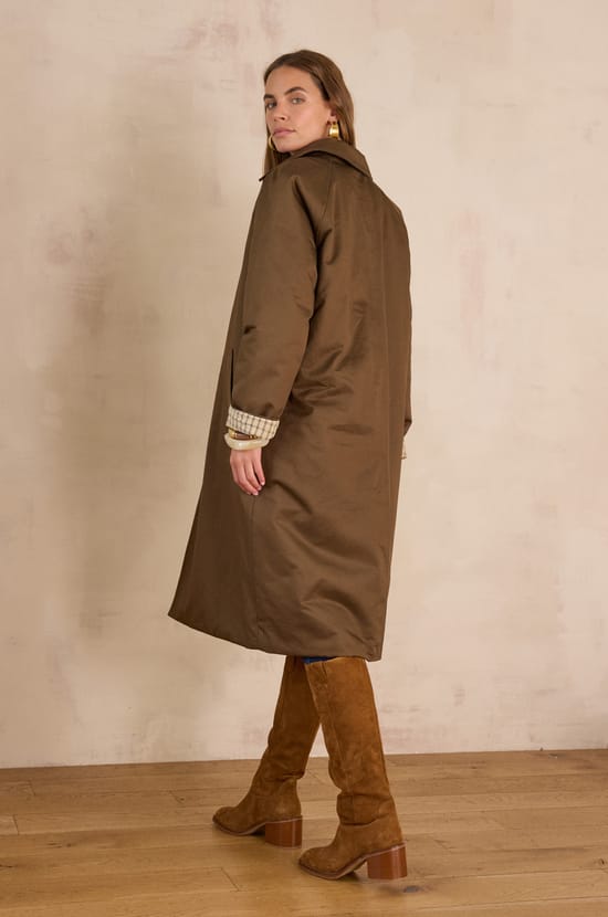 DRISS cotton trench coat;${refinementColor}