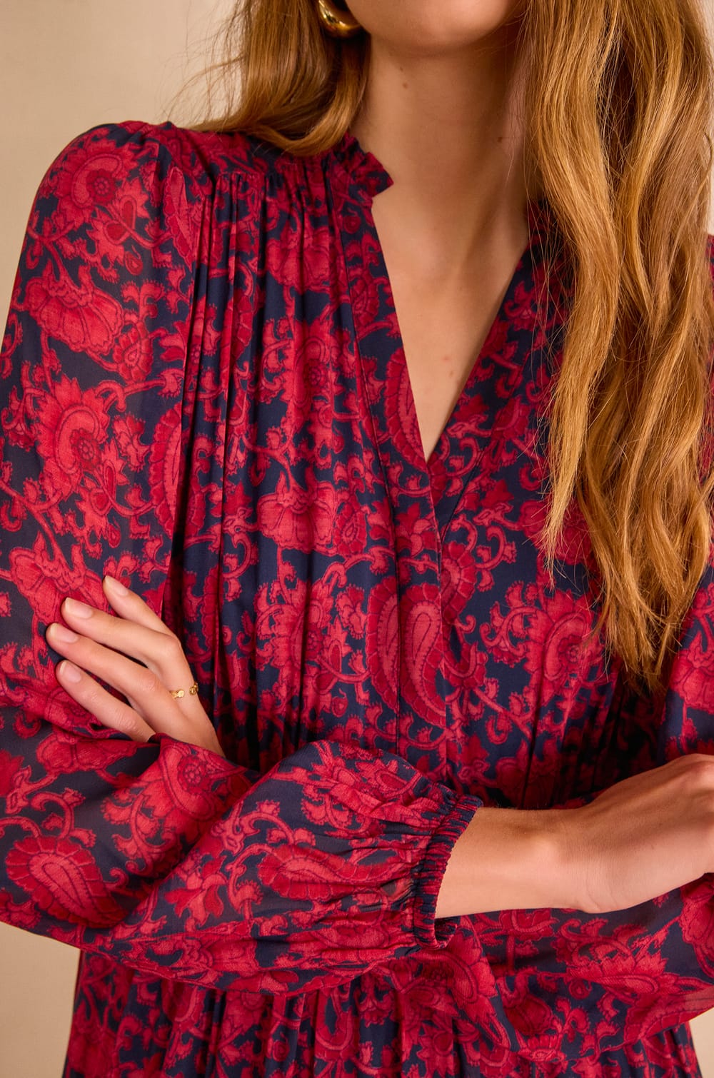 RANIA printed dress;${refinementColor}