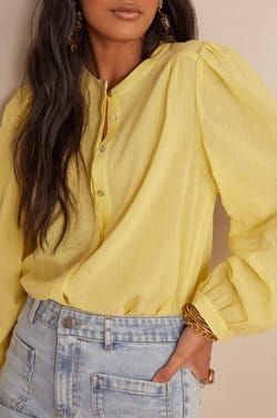 Blouse SAPHIR en coton;${refinementColor}