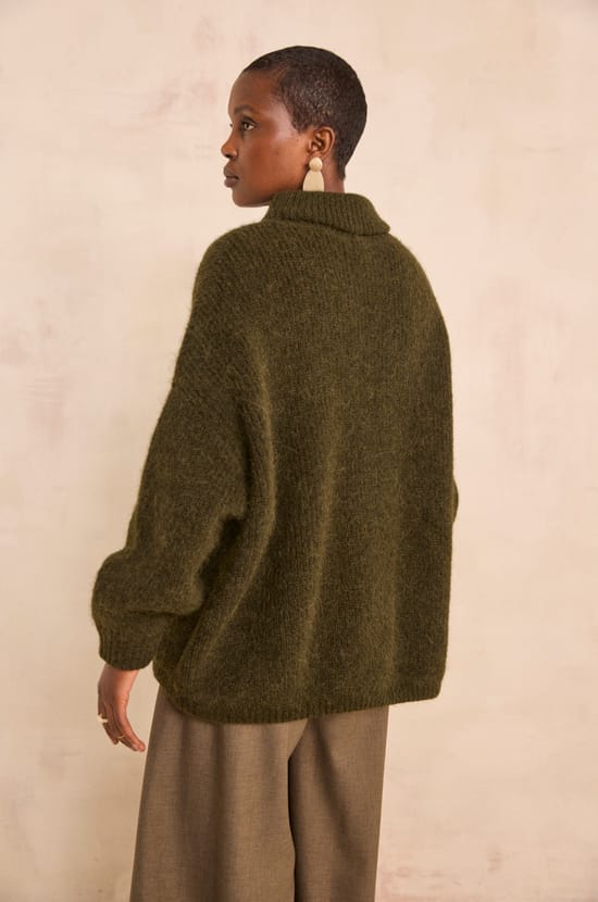 Long-sleeved alpaca sweater AZALEA;${refinementColor}