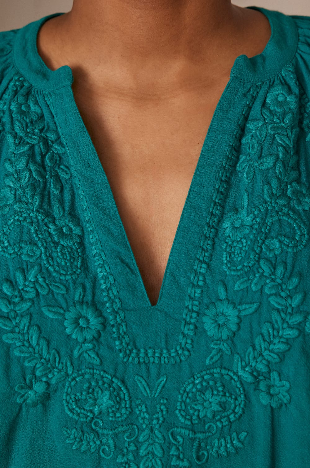 Blouse POKER en coton;${refinementColor}