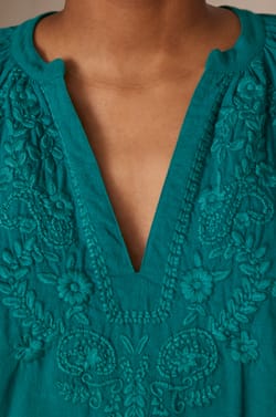 Blouse POKER en coton;${refinementColor}