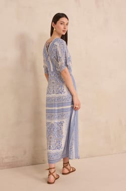 Straight Printed Dress BENEDICTE;${refinementColor}