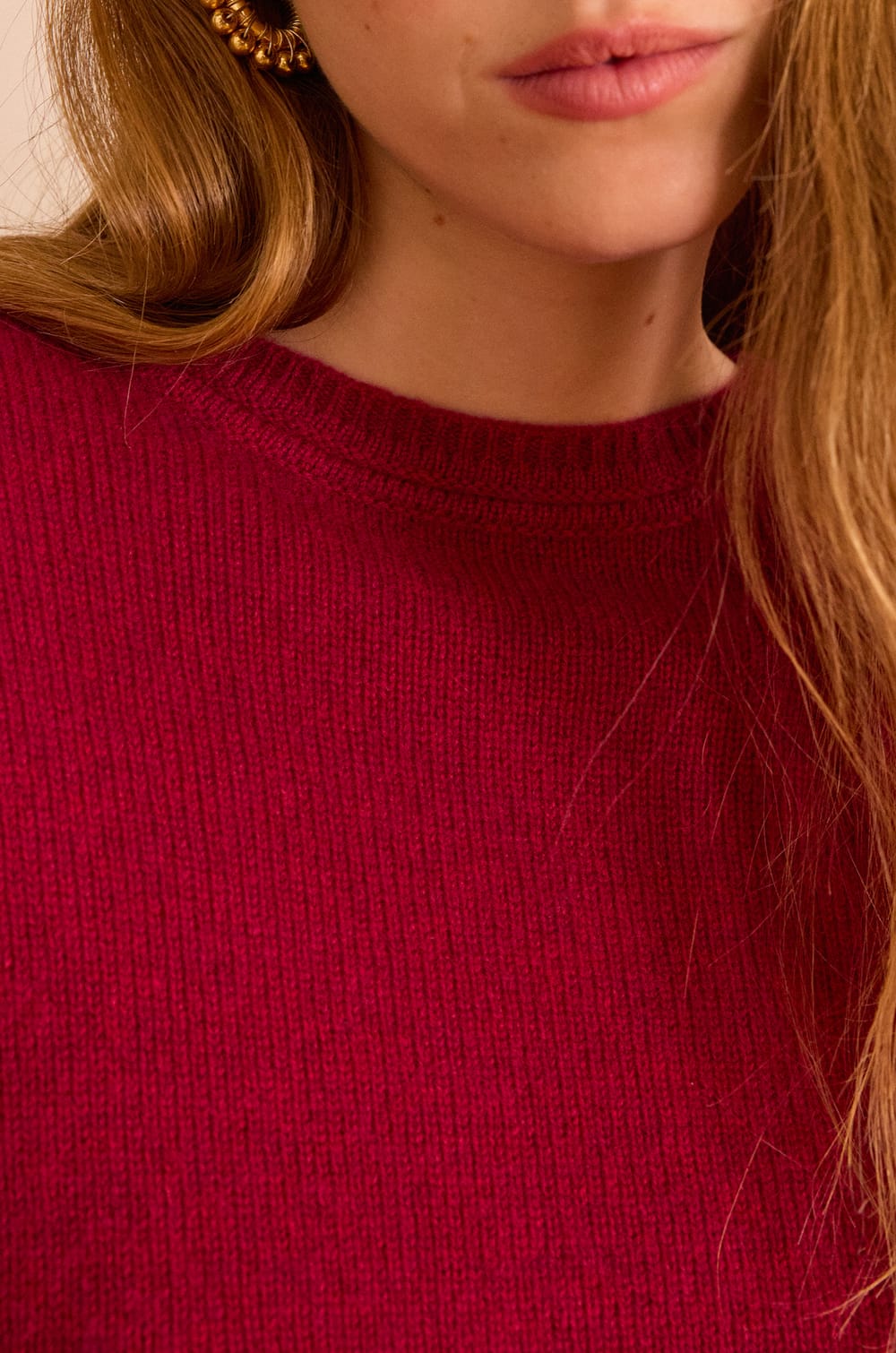 CODY batwing jumper in 100% recycled cashmere;${refinementColor}