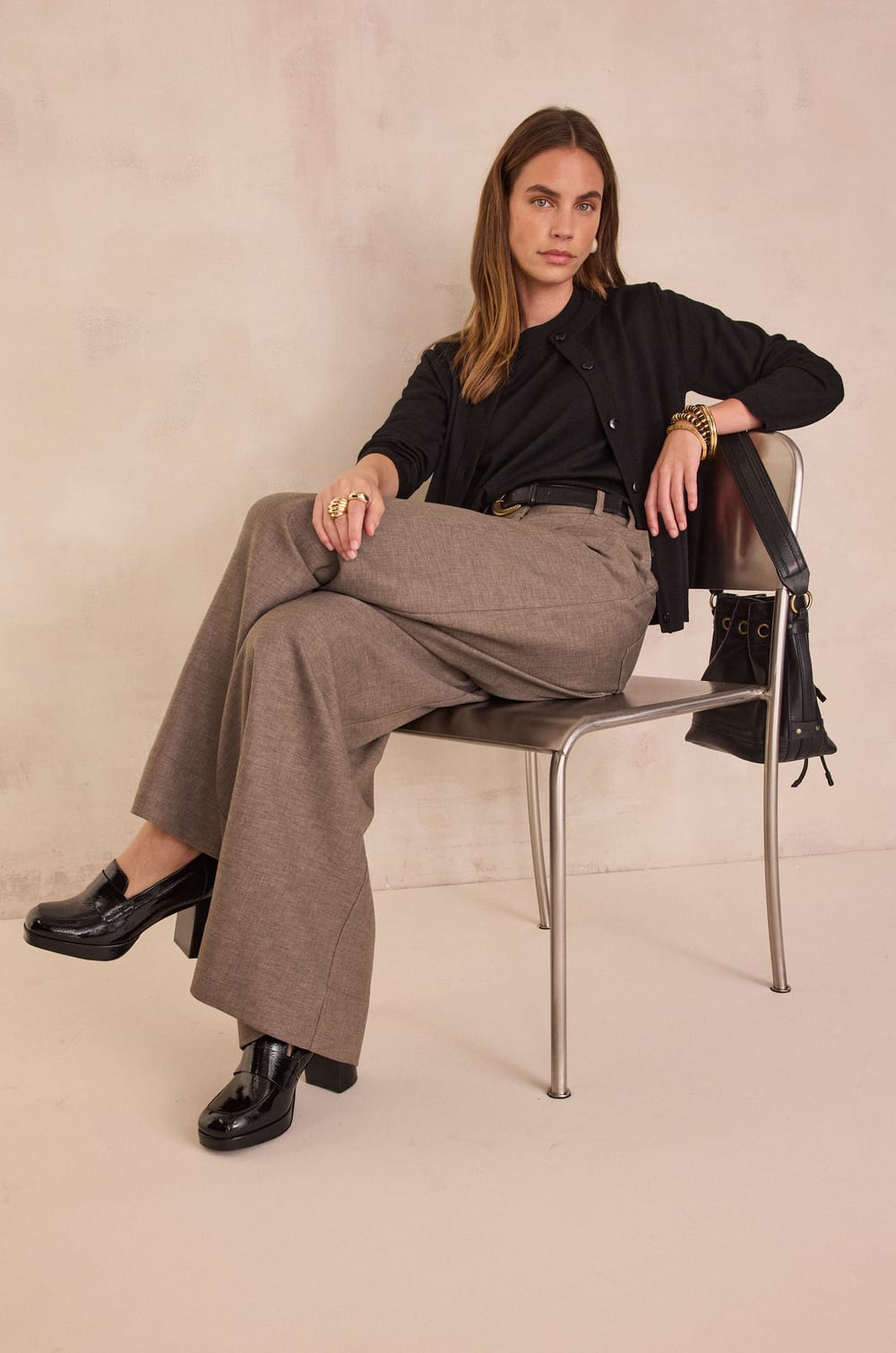 DAISY wide-leg trousers;${refinementColor}